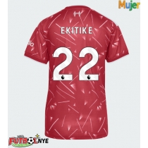 Camiseta Liverpool Hugo Ekitike #22 Primera Equipación para mujer 2026-27 manga corta